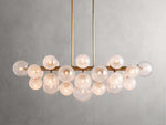 Mandoza Clustered Glass Linear Chandelier