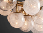 Mandoza Clustered Glass Linear Chandelier