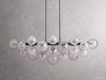 Mandoza Clustered Glass Linear Chandelier