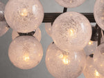 Mandoza Frothy Glass Linear Chandelier