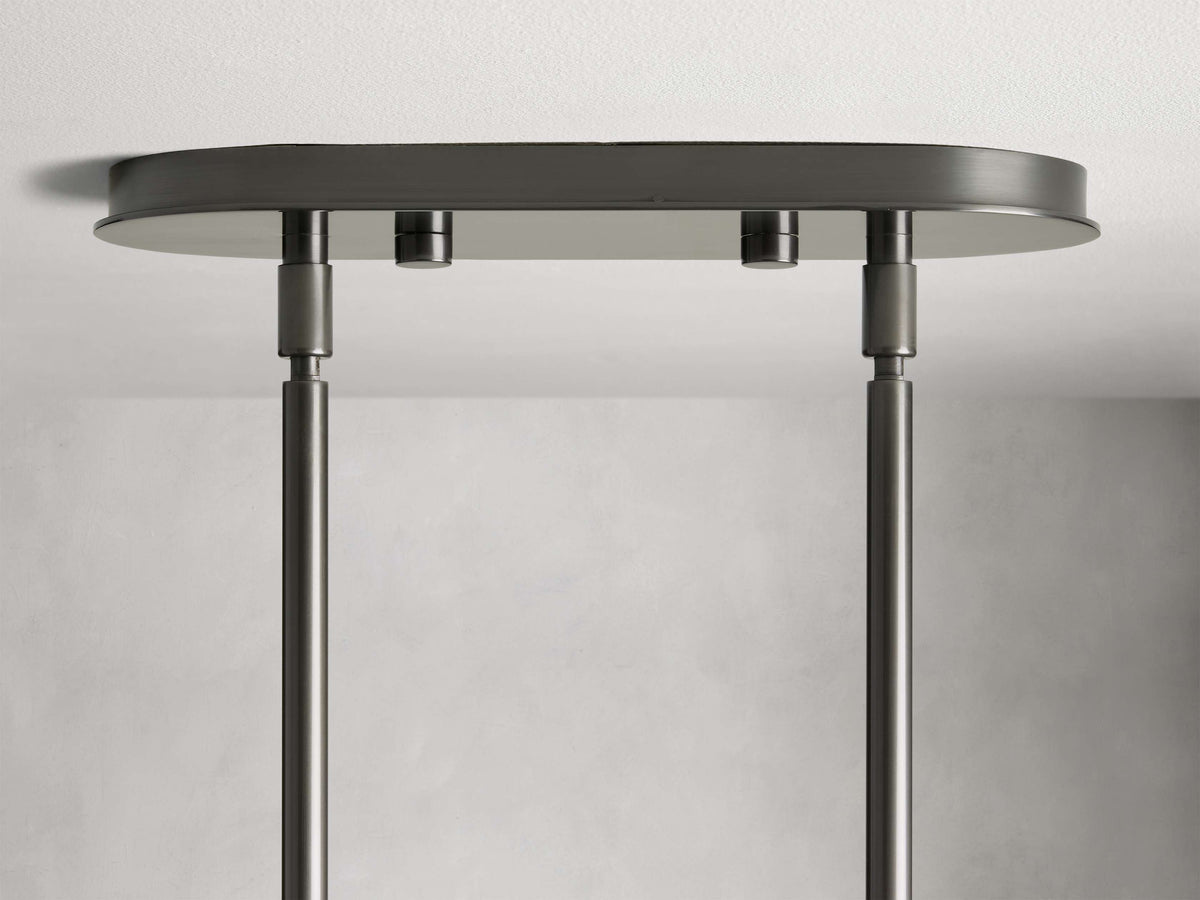 Mandoza Clustered Glass Linear Chandelier