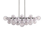 Mandoza Clustered Glass Linear Chandelier