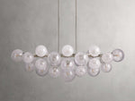 Mandoza Clustered Glass Linear Chandelier