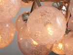 Mandoza Clustered Glass Linear Chandelier