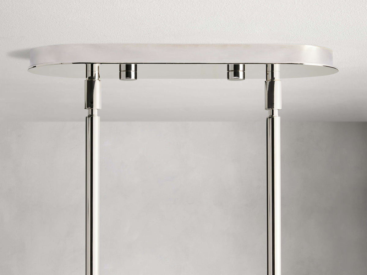 Mandoza Clustered Glass Linear Chandelier