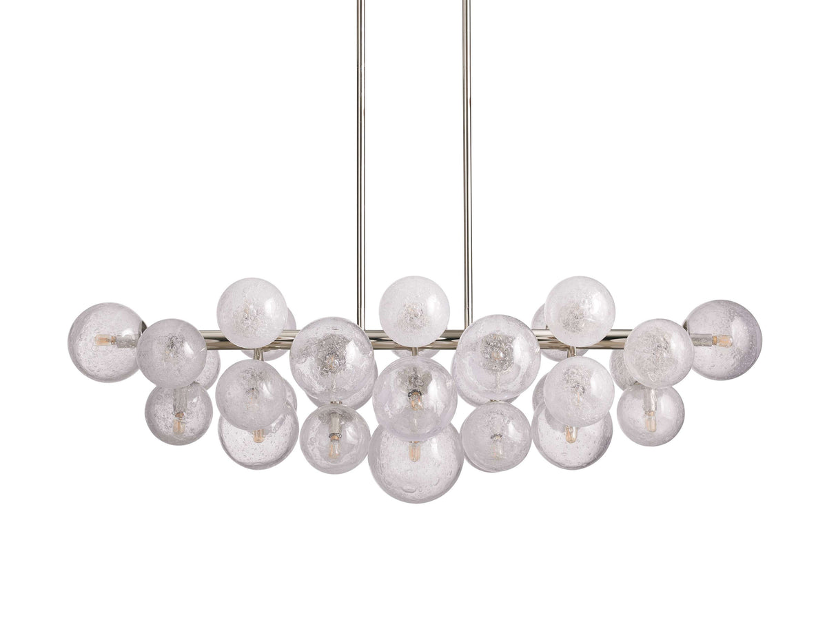 Mandoza Clustered Glass Linear Chandelier