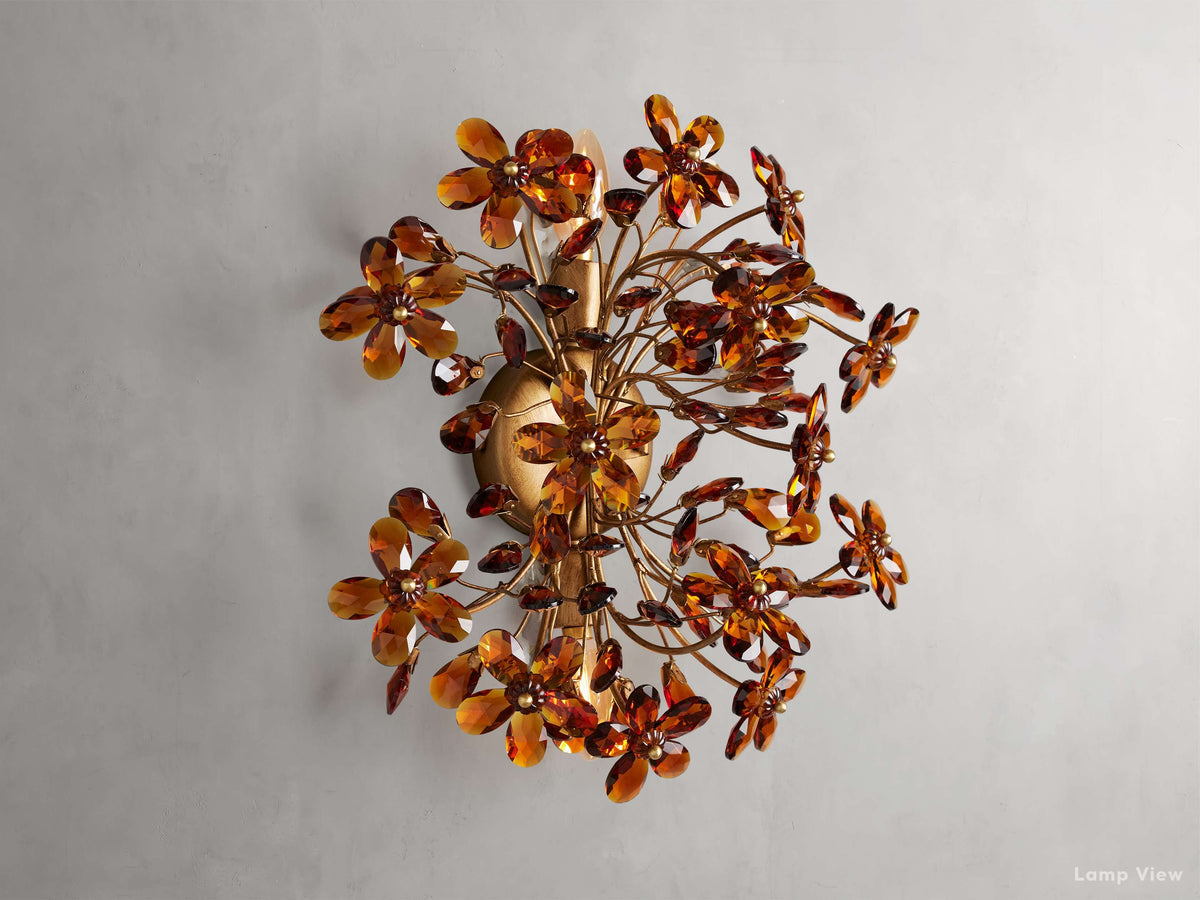 Fiore Garden Petal Twig Wall Sconce