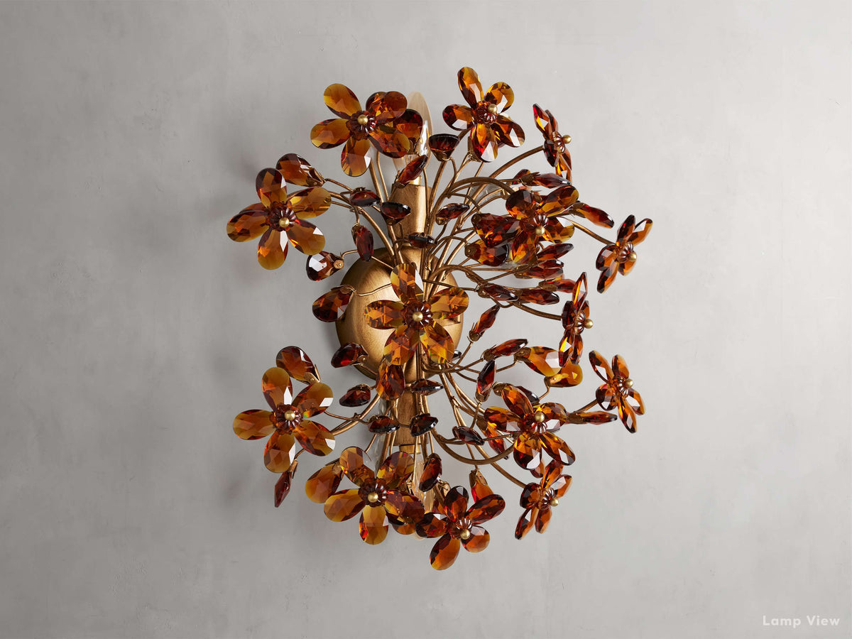 Fiore Garden Petal Twig Wall Sconce