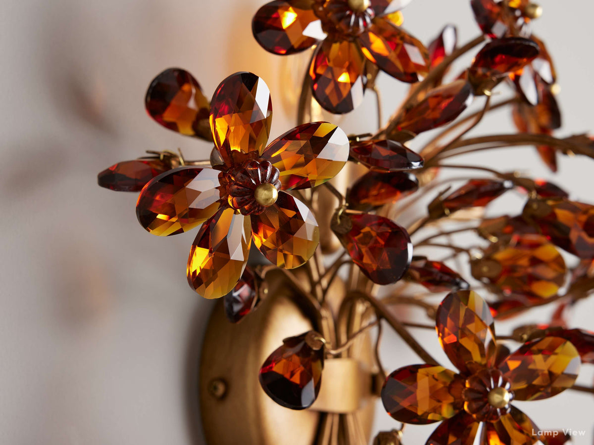 Fiore Garden Petal Twig Wall Sconce