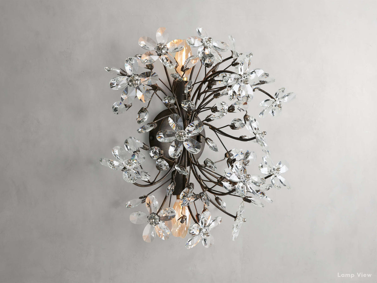 Fiore Garden Petal Twig Wall Sconce