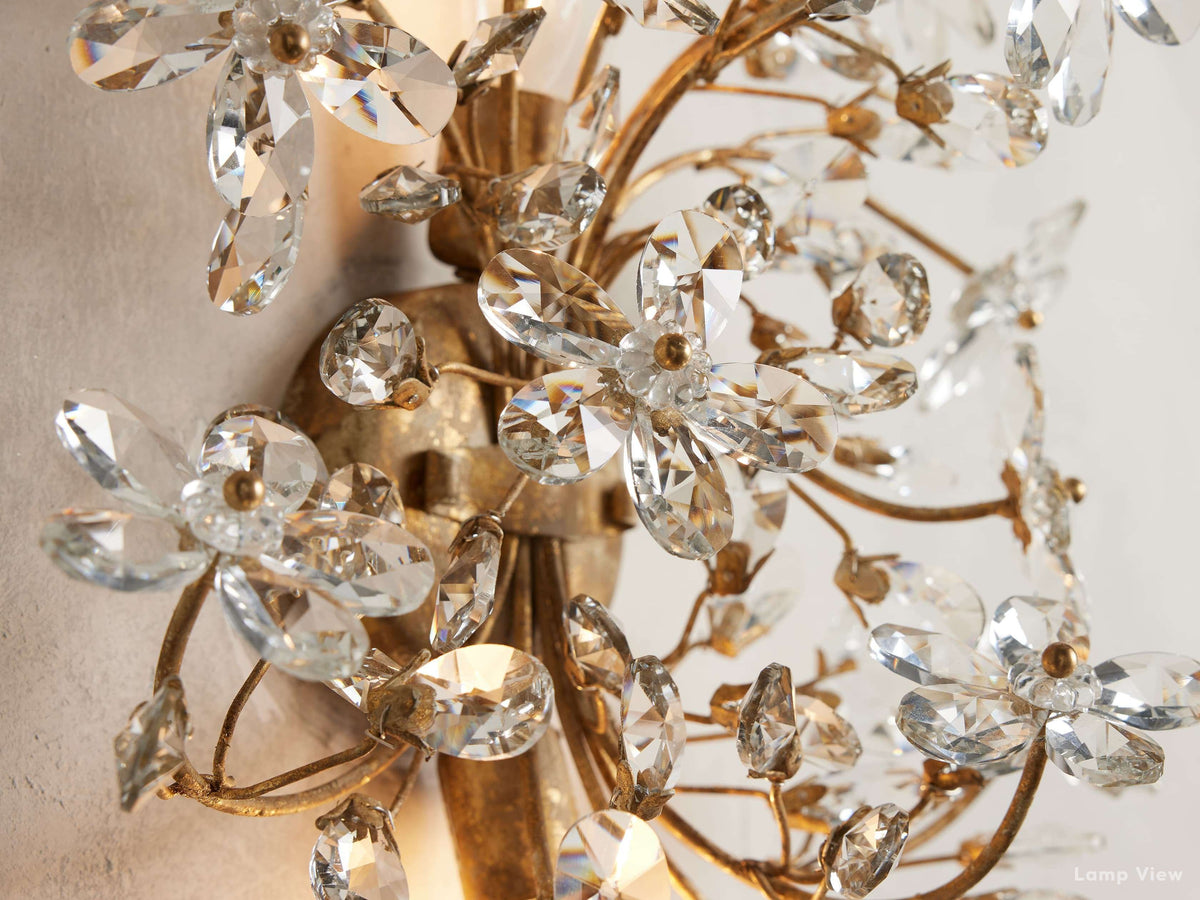 Fiore Garden Petal Twig Wall Sconce