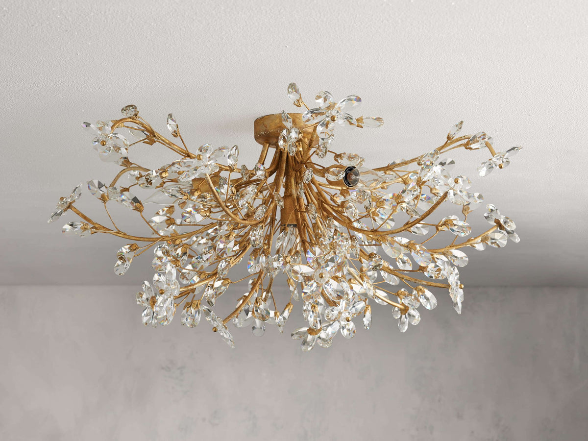 Fiore Garden Petal Twig Flush Mount