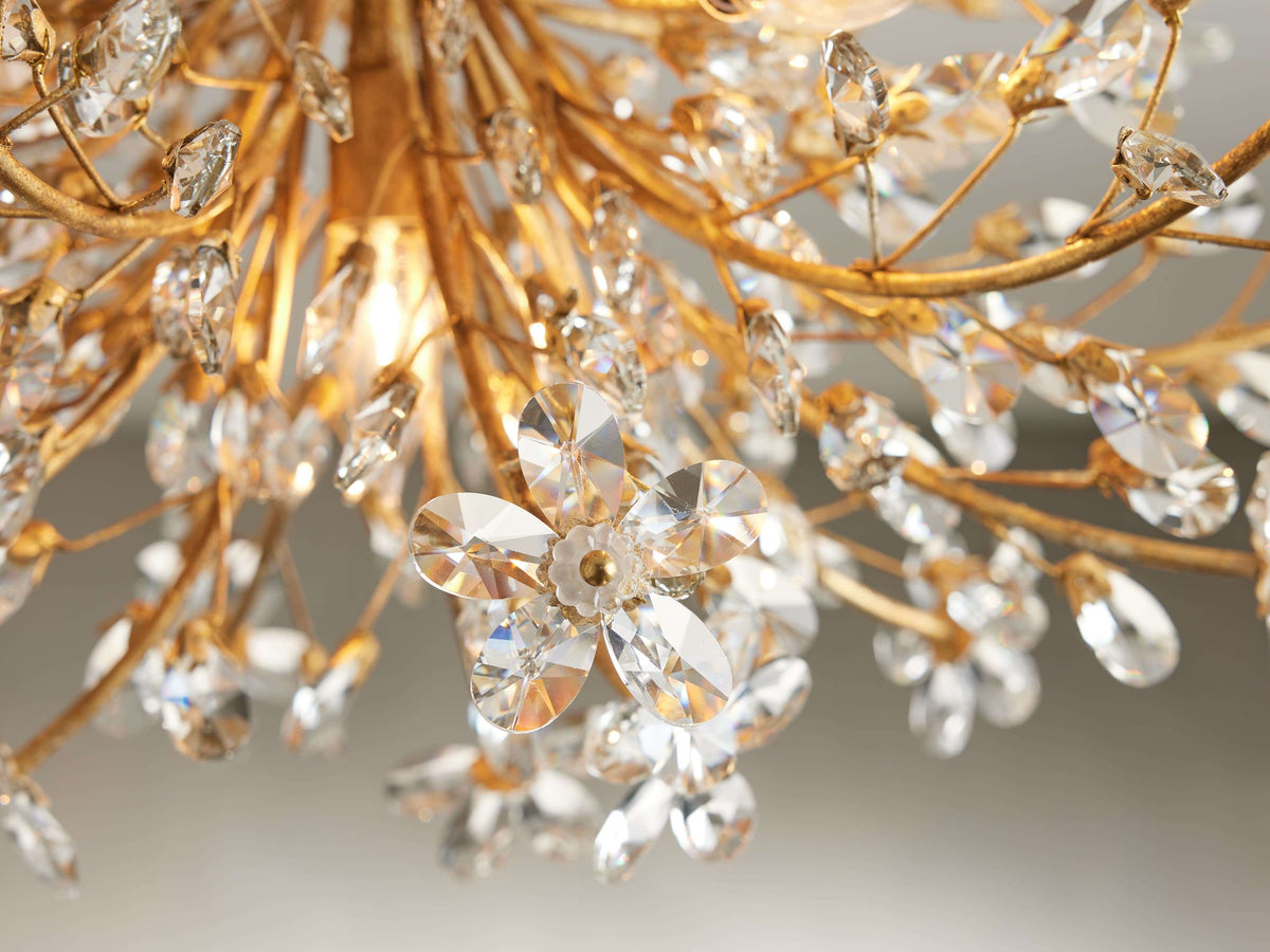 Fiore Garden Petal Twig Flush Mount