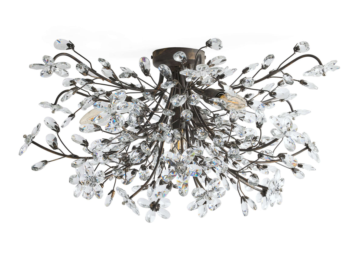 Fiore Garden Petal Twig Flush Mount