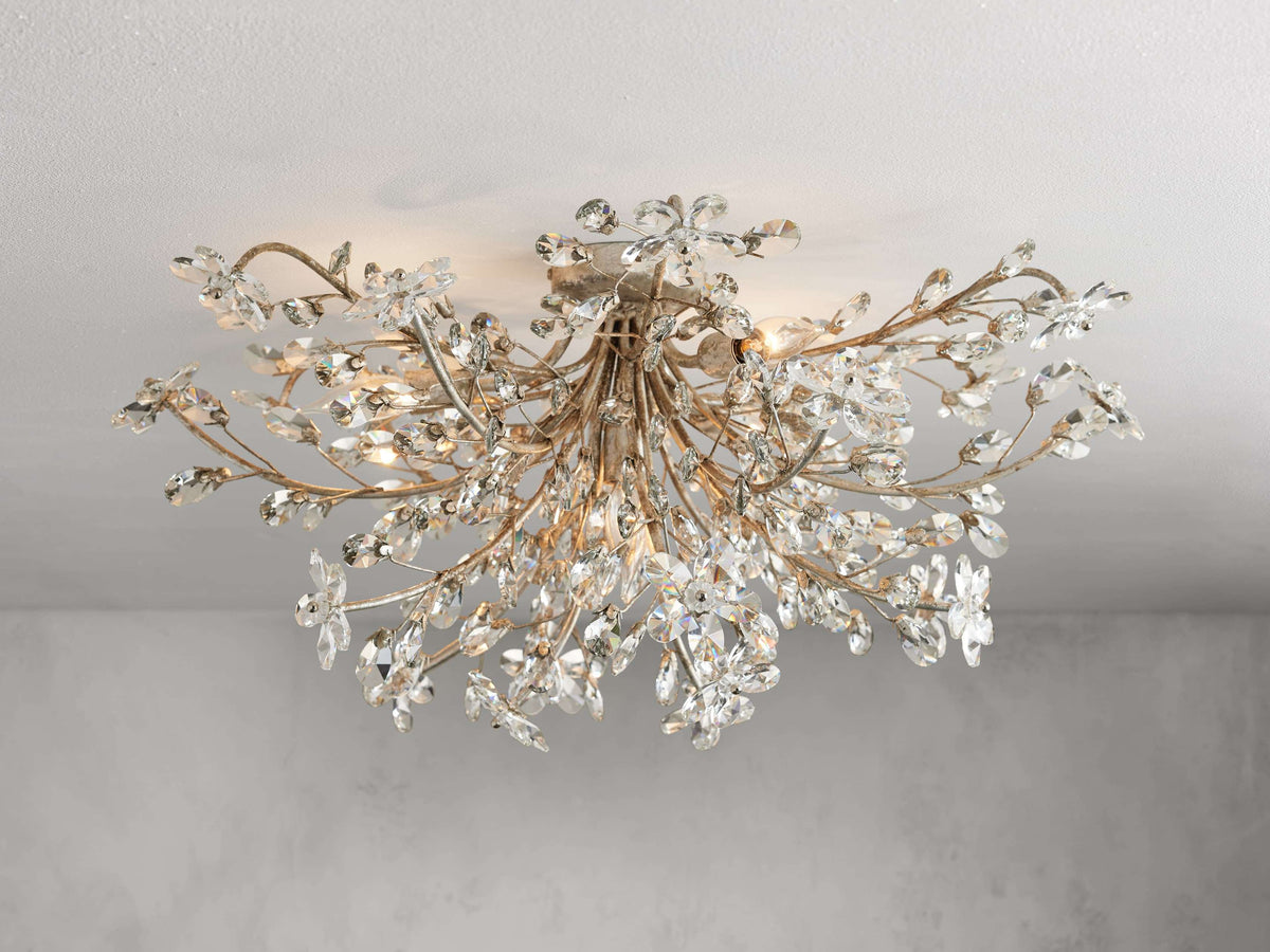 Fiore Garden Petal Twig Flush Mount