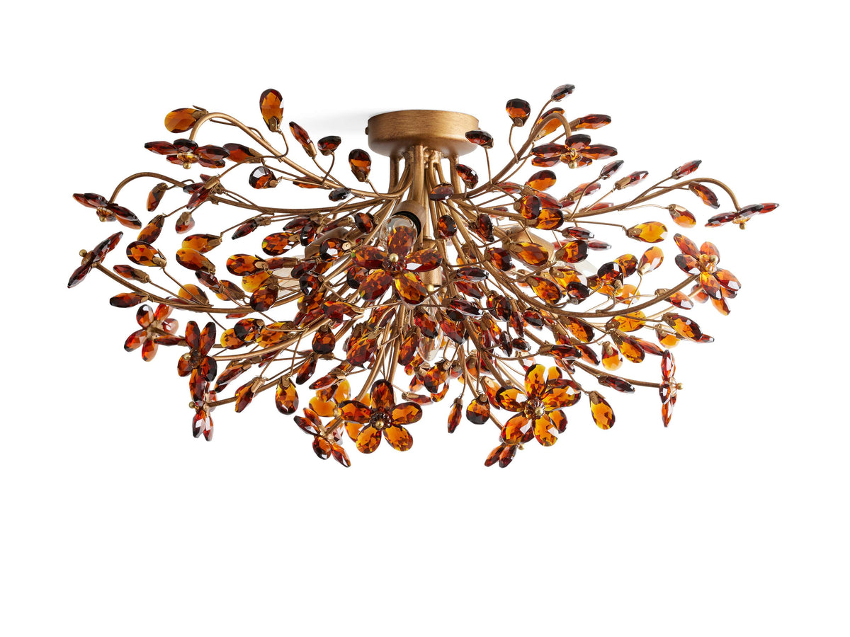 Fiore Garden Petal Twig Flush Mount