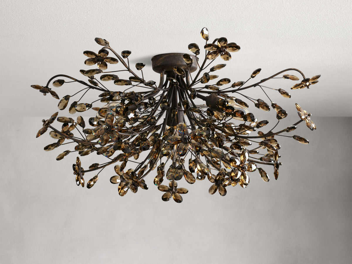 Fiore Garden Petal Twig Flush Mount