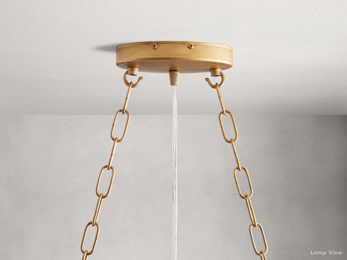 Fiore Garden Petal Twig Linear Chandelier