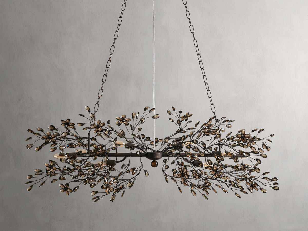 Fiore Garden Petal Twig Linear Chandelier