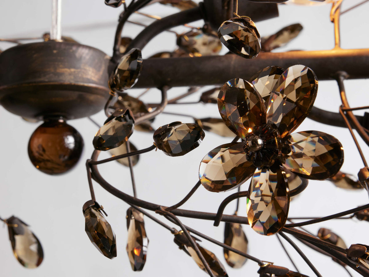 Fiore Garden Petal Twig Linear Chandelier