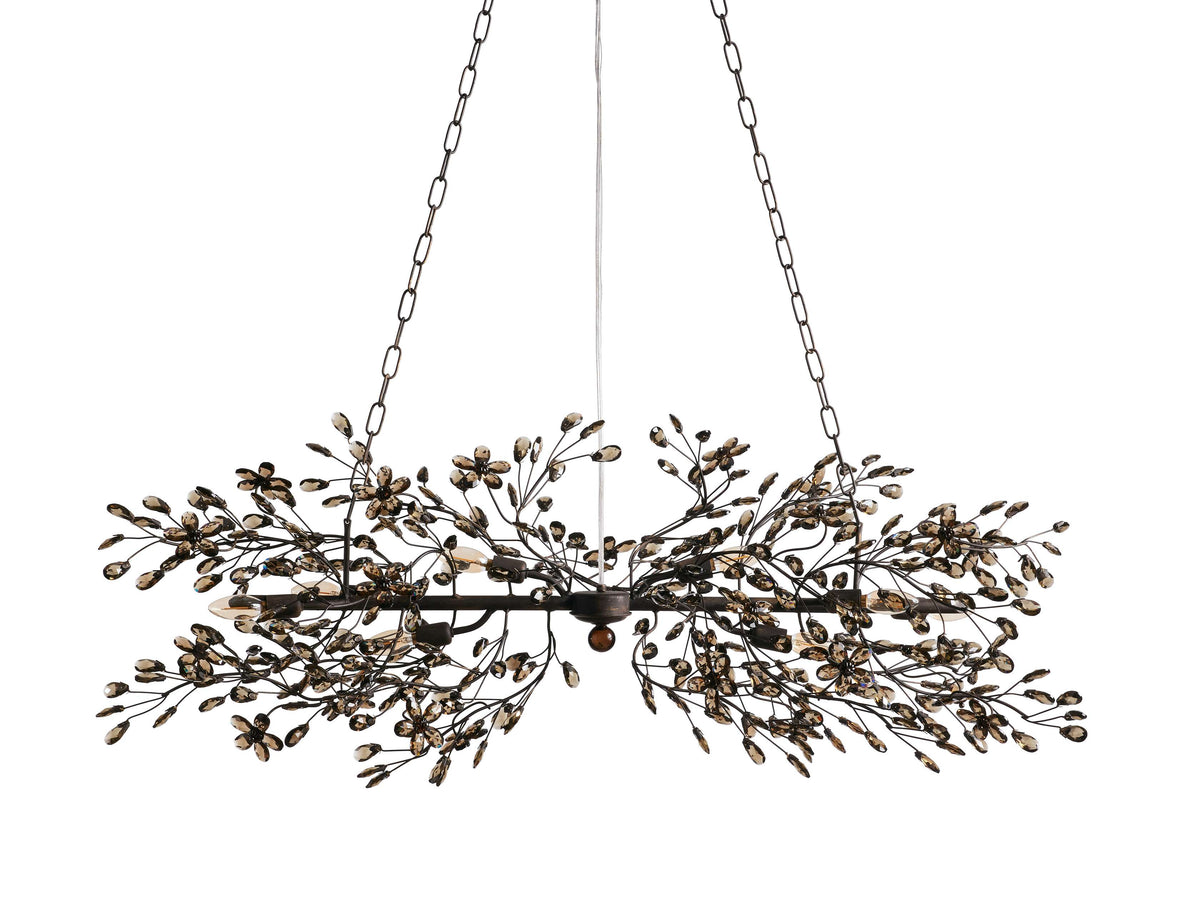 Fiore Garden Petal Twig Linear Chandelier
