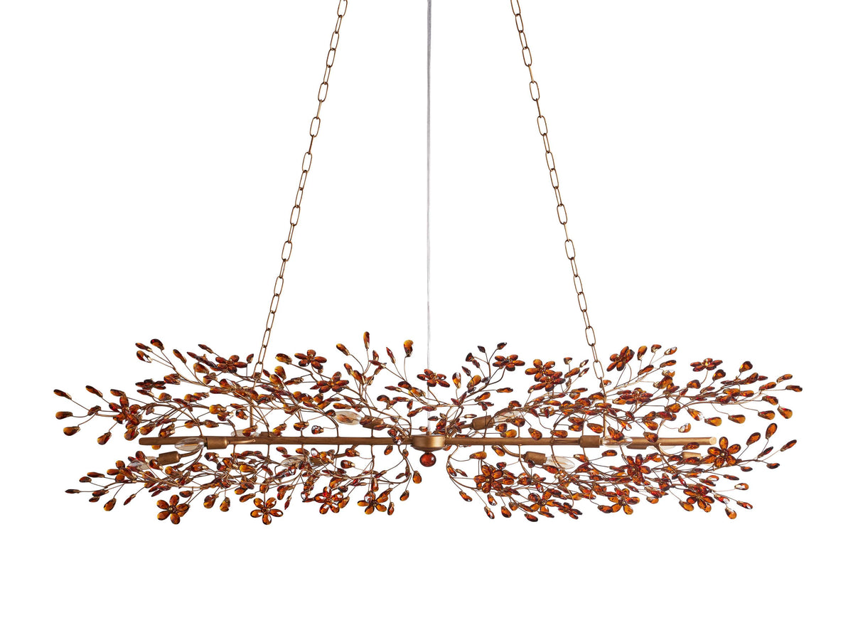 Fiore Garden Petal Twig Linear Chandelier