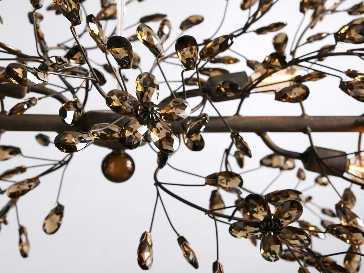 Fiore Garden Petal Twig Linear Chandelier