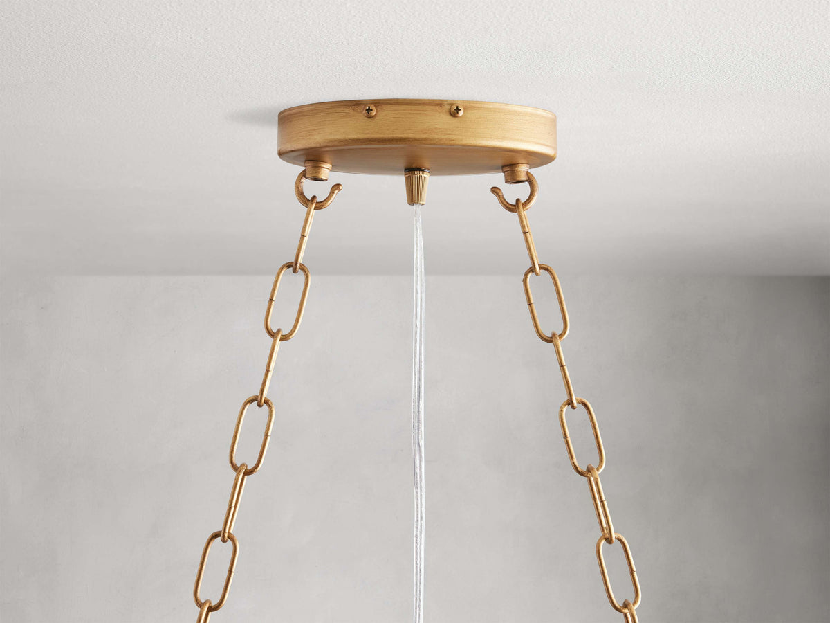 Fiore Garden Petal Twig Oval Chandelier