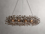 Fiore Garden Petal Twig Oval Chandelier
