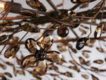 Fiore Garden Petal Twig Oval Chandelier