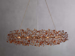 Fiore Garden Petal Twig Oval Chandelier