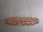 Fiore Garden Petal Twig Oval Chandelier