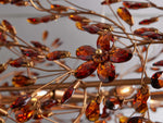 Fiore Garden Petal Twig Oval Chandelier