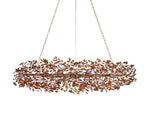 Fiore Garden Petal Twig Oval Chandelier