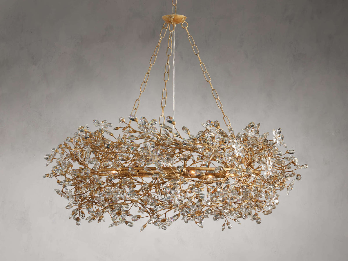 Fiore Bloom Leaf Crown Chandelier