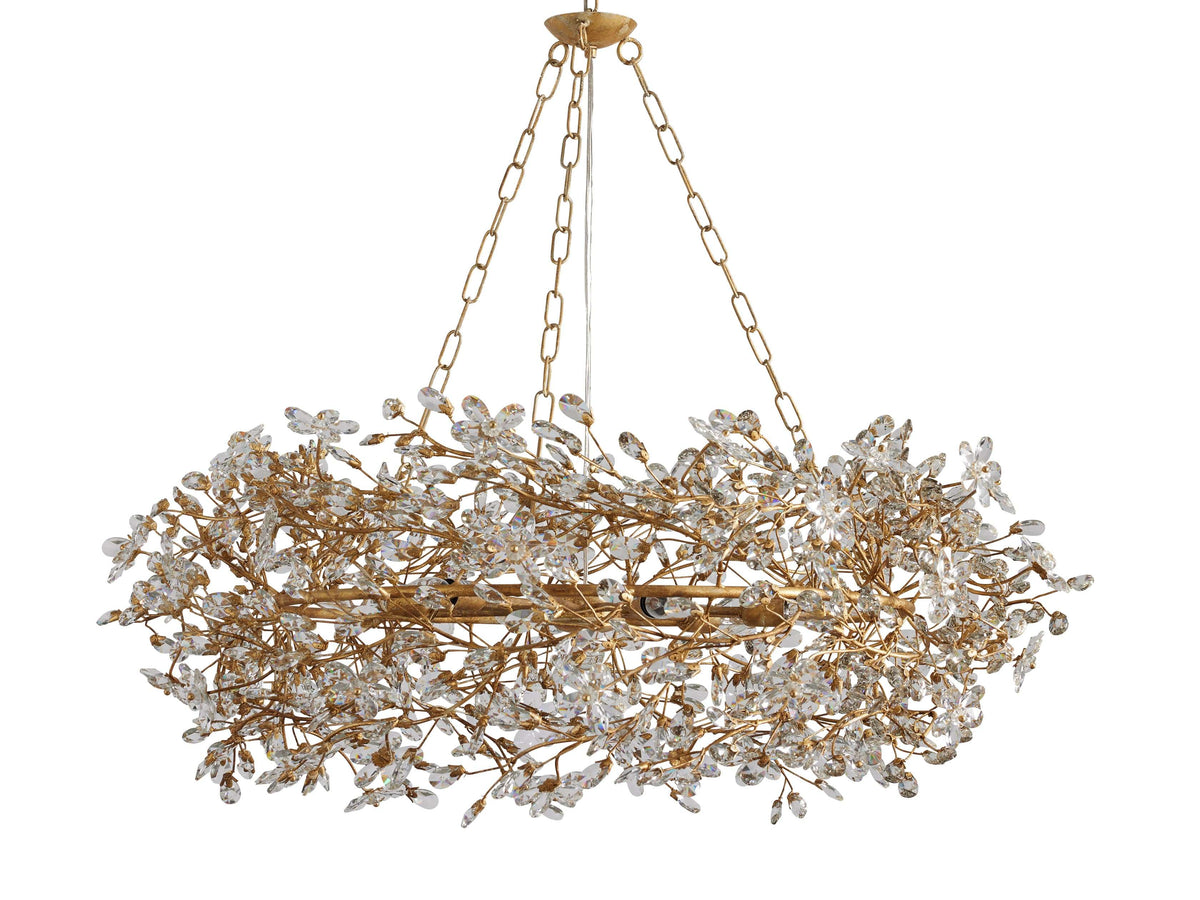 Fiore Garden Petal Twig Crown Chandelier