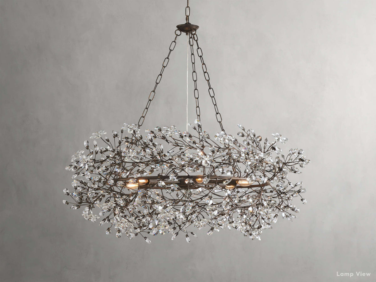 Fiore Bloom Leaf Crown Chandelier
