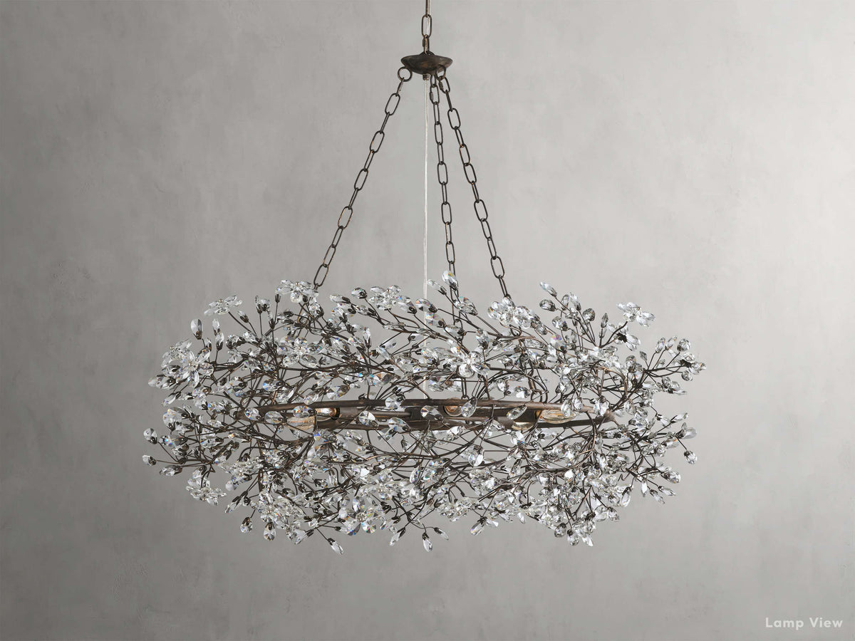 Fiore Bloom Leaf Crown Chandelier