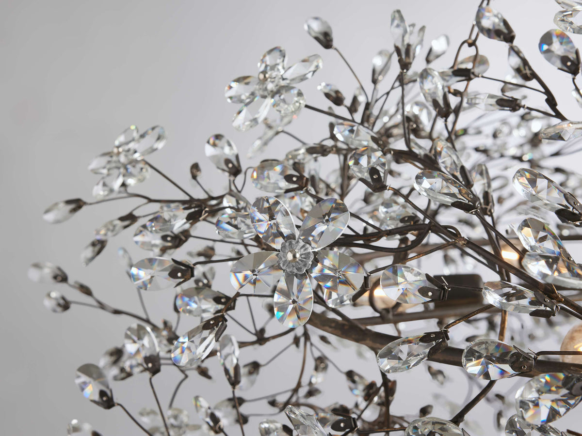 Fiore Garden Petal Twig Crown Chandelier