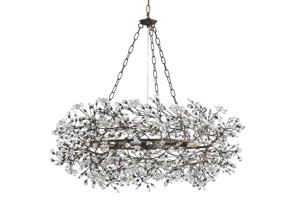 Fiore Garden Petal Twig Crown Chandelier