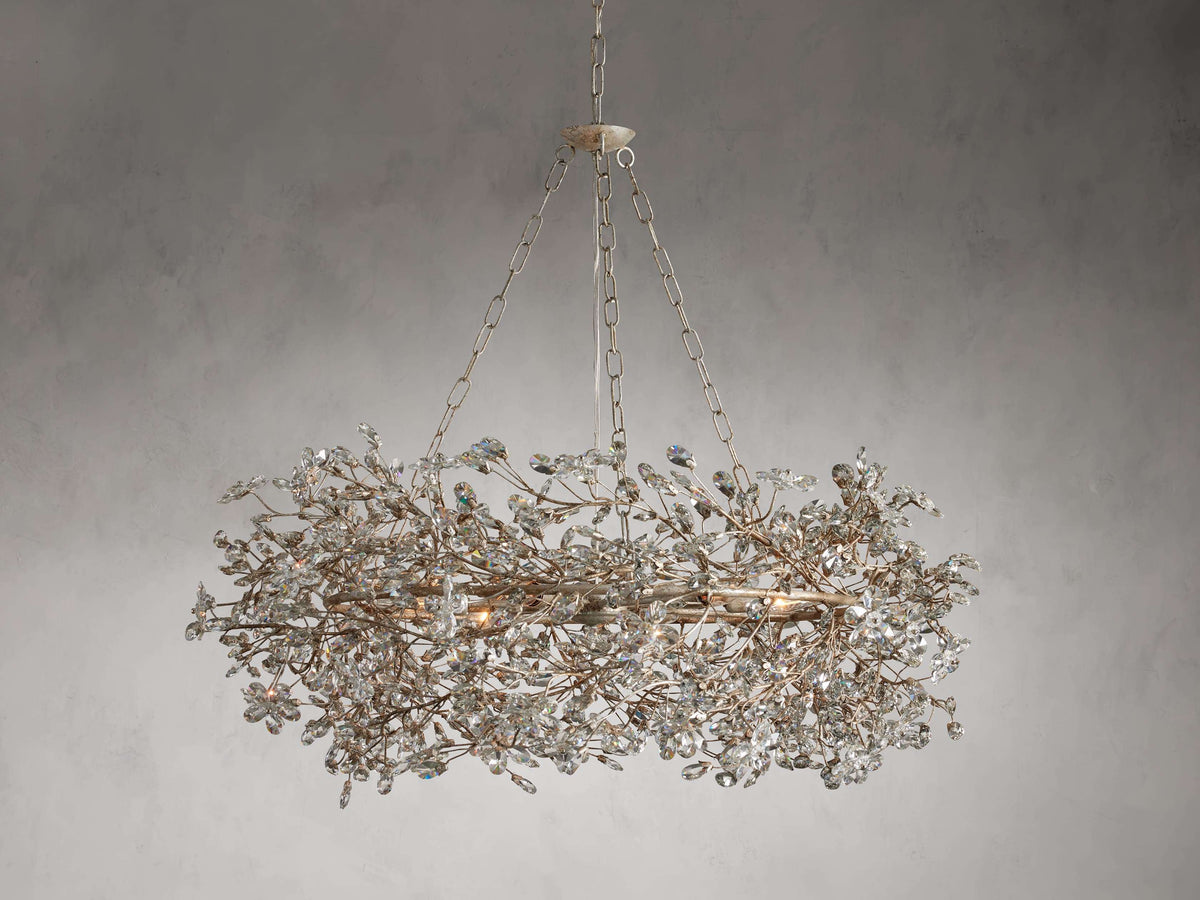 Fiore Garden Petal Twig Crown Chandelier