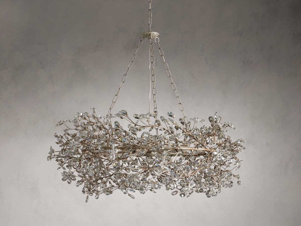 Fiore Garden Petal Twig Crown Chandelier