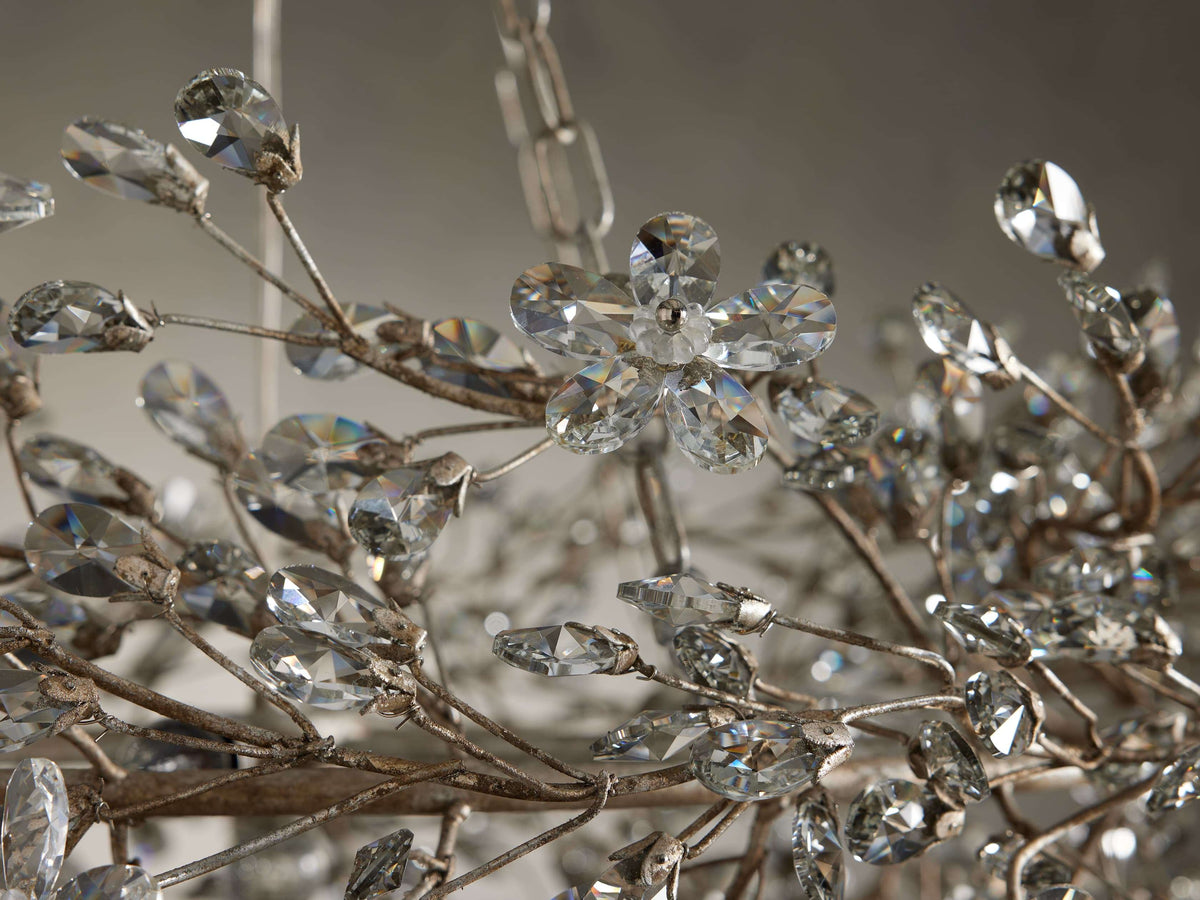 Fiore Garden Petal Twig Crown Chandelier