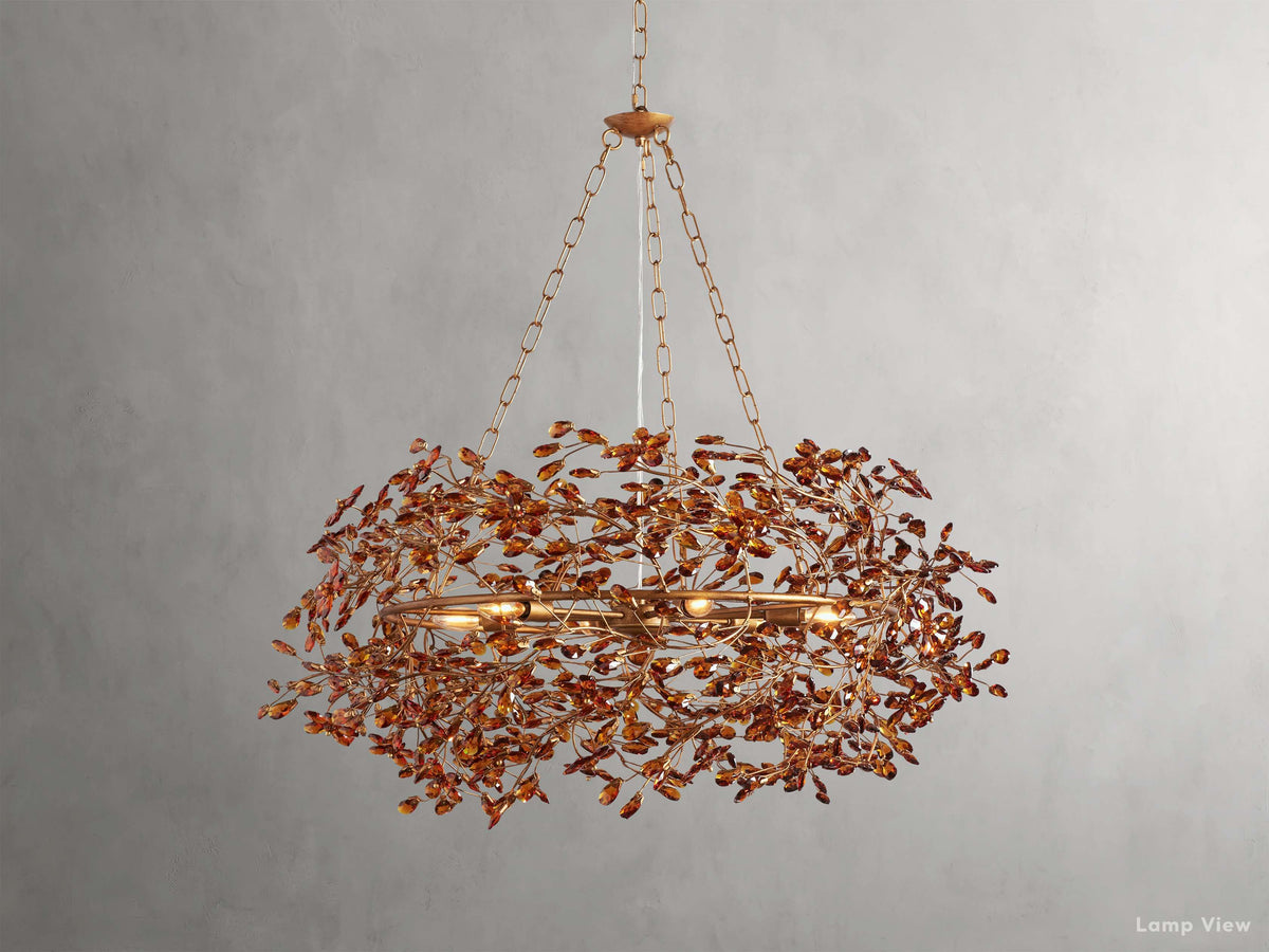 Fiore Bloom Leaf Crown Chandelier