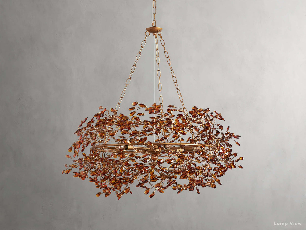 Fiore Bloom Leaf Crown Chandelier