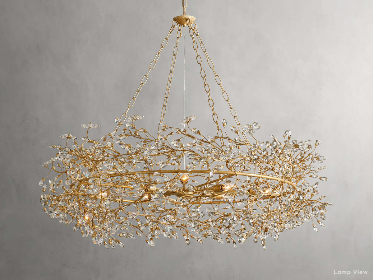 Fiore Bloom Leaf Crown Chandelier
