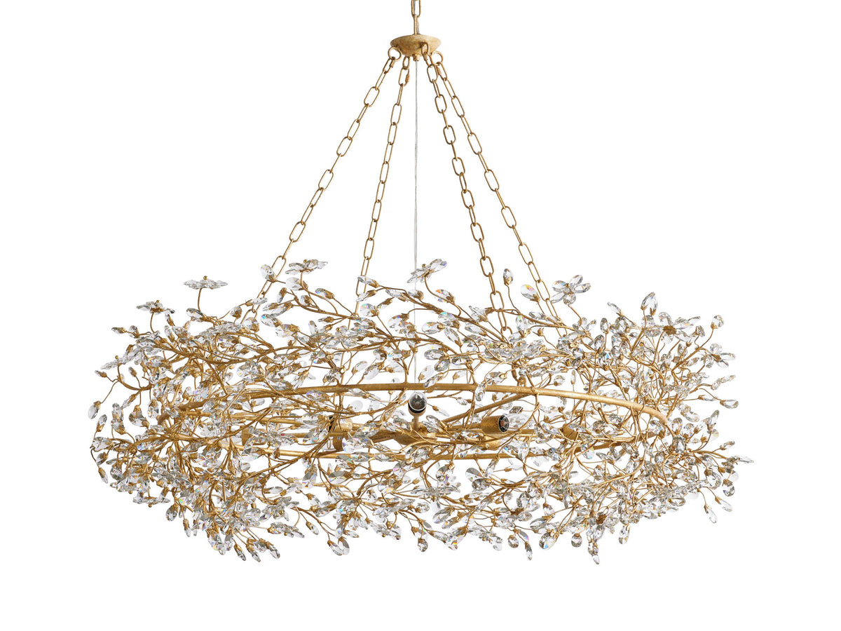 Fiore Garden Petal Twig Crown Chandelier