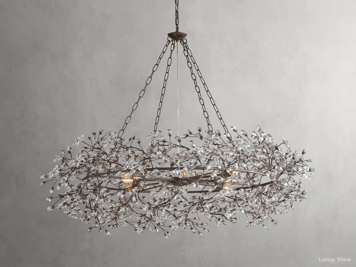 Fiore Bloom Leaf Crown Chandelier