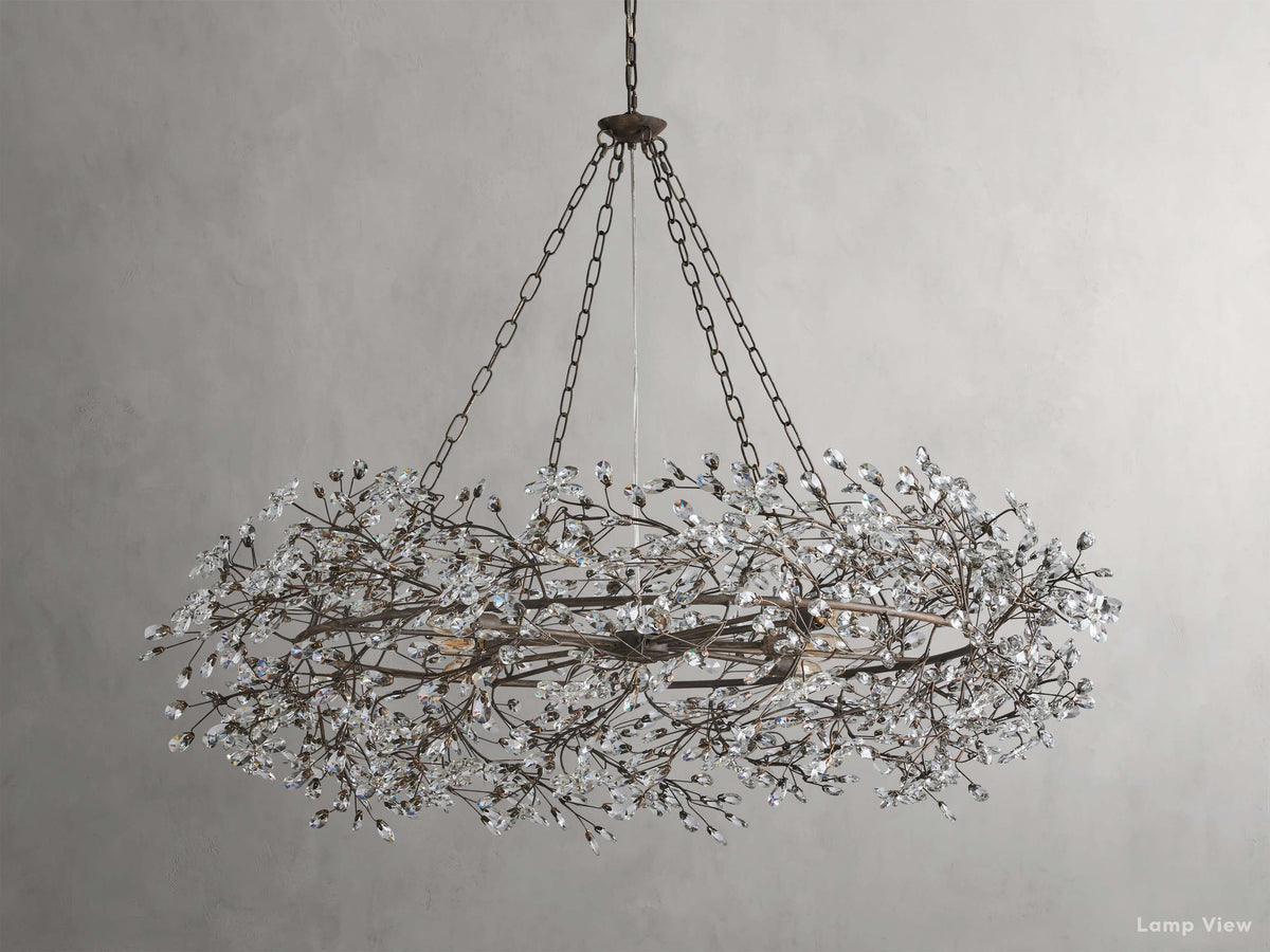Fiore Bloom Leaf Crown Chandelier