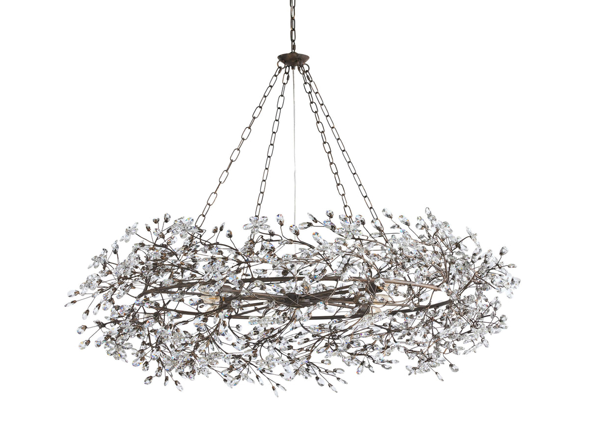 Fiore Crystal Crown Chandelier